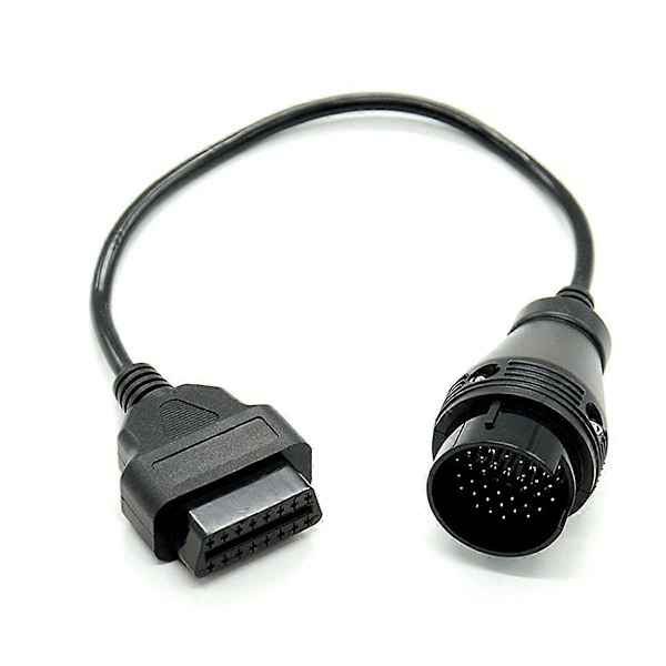Bil OBD1 till OBD2 Kontakt Adapter 38 Pin OBDI till 16 Pin Konverteringskabel Diagnostikverktyg för.pa