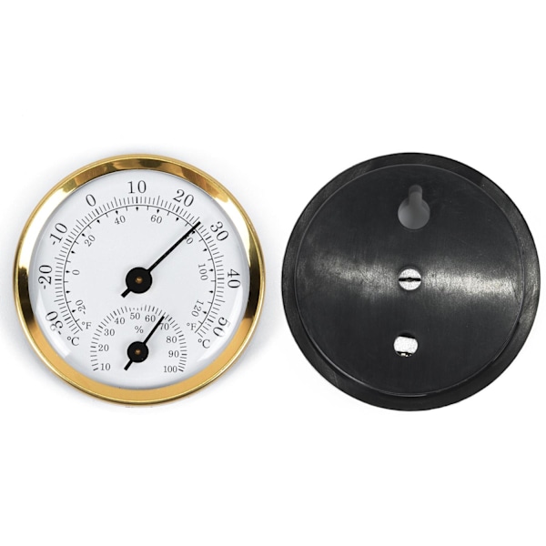 1*Vægmonteret Husholdningsbarometer Termometer Hygrometer Vejrstation Værktøjer Matches the image