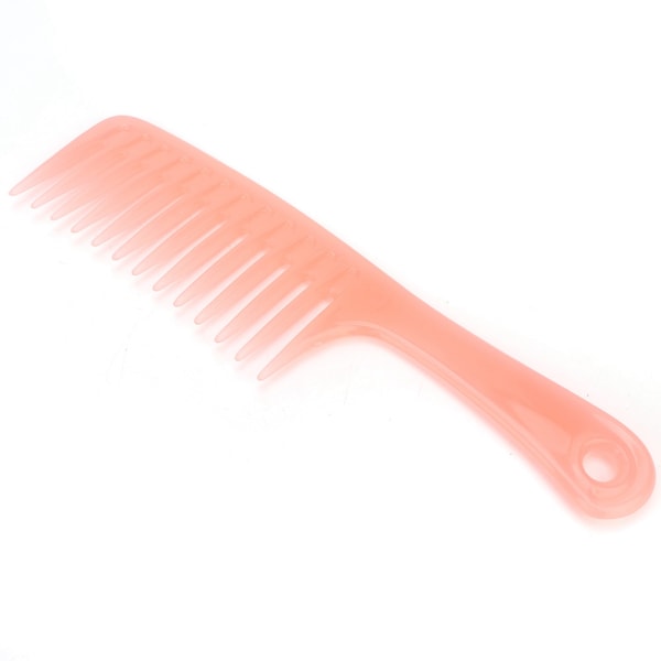 Enrads tannhårmassasjekam med håndtak skjønnhetsverktøy for tørr våt krøllete (rosa)