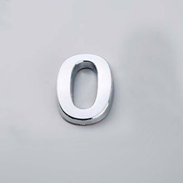 5CM 0-9 Skiltnummerplate Siffer Klistremerke Dør Adresse Hotell Hus Moderne Nummer