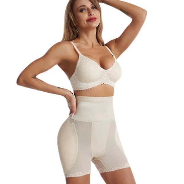 Paris_Dam Shapewear Kontrollialushousut Vartalonmuokkaaja Pakarannostaja Pehmustettu Lantiokorostaja Saumattomat Alusvaatteet Korkeavyötäröiset Shortsit