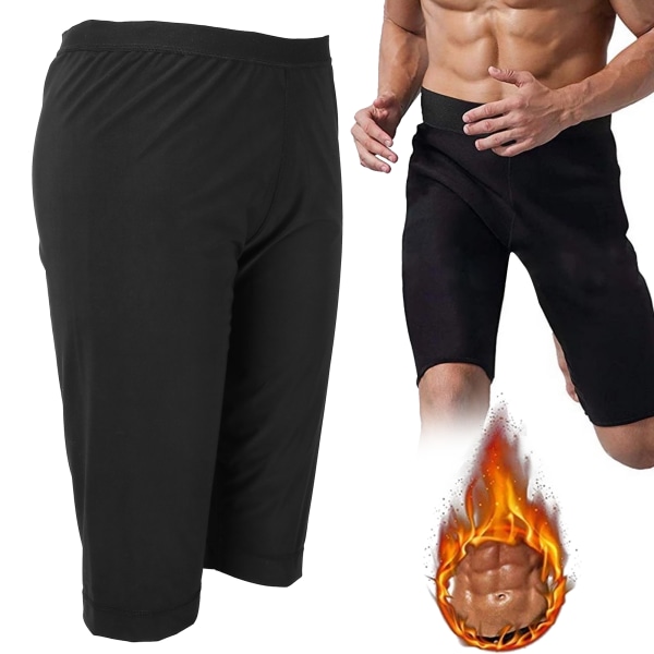 Kvinder Sauna Sweat Shorts Body Shaper Træningsbukser til Running Gym Yoga ExerciseS/M