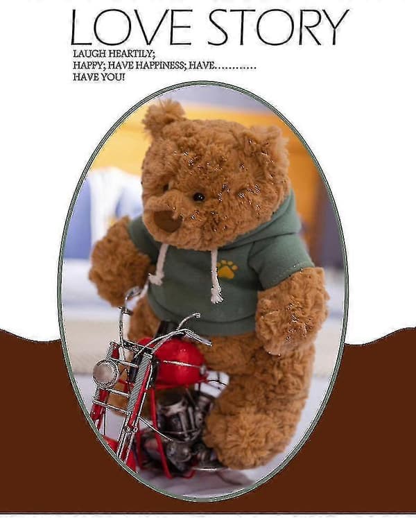 Sød Bamse Brian Teddy Blød Sød Grim Barcelo Bamse Dukke