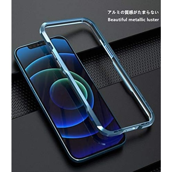 Aluminiumstötfångare kompatibel med iPhone 12 Mini 5,4 tum Bumper C