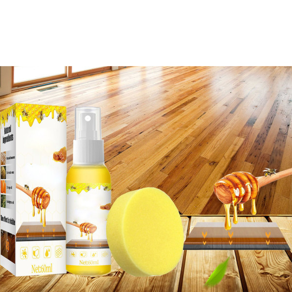 60ml Wood Care mehiläisvahaspray kodin huonekalujen hoito luonnollinen mehiläisvaha kosteudenkestävä mehiläisvaha