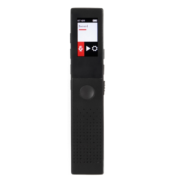 Stemmeopptaker Multifunksjon Intelligent støyreduksjon HiFi Stereo MP3-spiller Digital stemmeaktivert opptaker 16GB