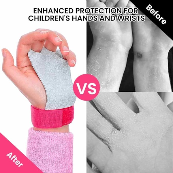 2 st Horisontellt stånggrepp fitness handskydd + 2 st handledssvettabsorberande handledsduk - set