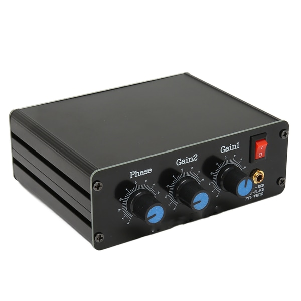 QRM Eliminator Box 3P X Phase 1,8?30 MHz HF-bånd PTT-kontrol Aluminiumslegering Justerbar signalafbryder med drejeknap