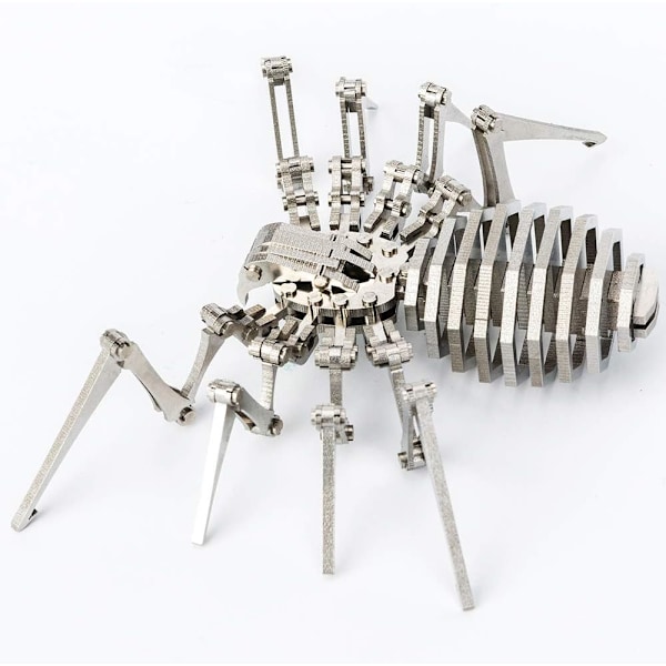 Spindel 3D Stål Metall Ledgång Miniatyrmodell Set Pussel