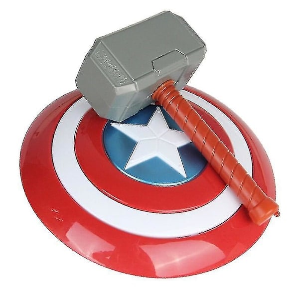 32 cm Captain America skjold til børn, cosplay rekvisit (PA)