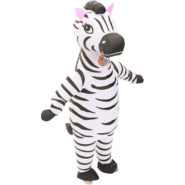 Paris Oppustelig Zebra Kostume Sjovt Oppusteligt Dyrekostume Cosplay Party Jul Halloween Kostume Festival Jumpsuit