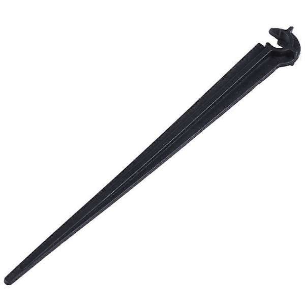 50 stk. C-formet hage 4 / 7mm dryppvanningsrør brakett & 1 stk. 30 meter 1/4 tomme blank drypp Irr.pa