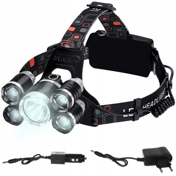 Otsalamppu - 5 x LED