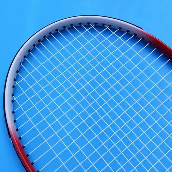 27 tums tennisracket Enkel tennisracket Set för nybörjartävling med bärväska för vuxna Student Kvinnor Män Röd