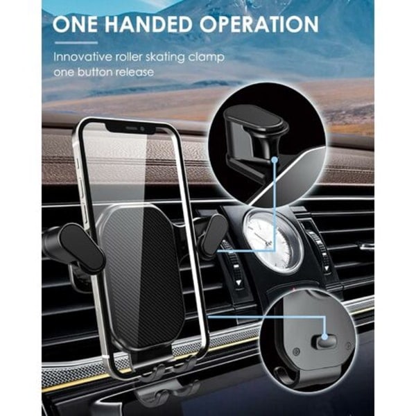 Mobilholder til bil - kroge med forbedret ventilation
