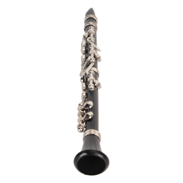 Miniatyr klarinett modell leketøy med stativ og etui Klarinett modell display Musikkinstrumenter hjemmepynt 5,12 tommer