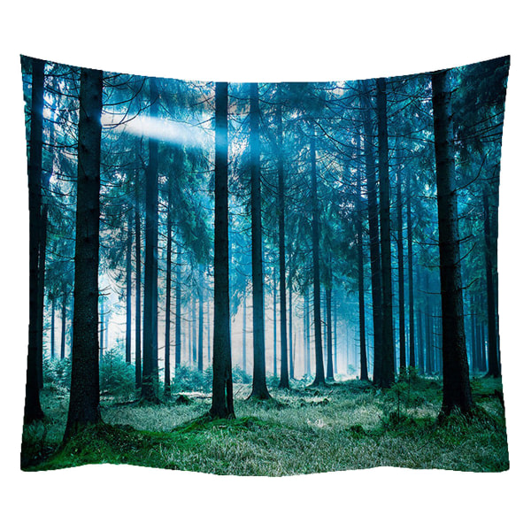 Natur Tapestry Misty Tree Tapestry Jungle Creek Psychedelic