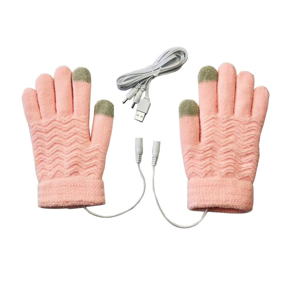 USB-oppvarmede hansker for kvinner - Vintervarme, dobbeltsidige