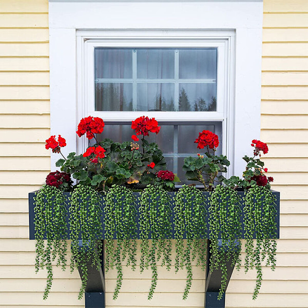 Plastsimulerede blomster Kunstige falske blomster Sukkulenter Elskendes tårer Falske planter Rosenkrans Buddha perler Potteplanter Rotting