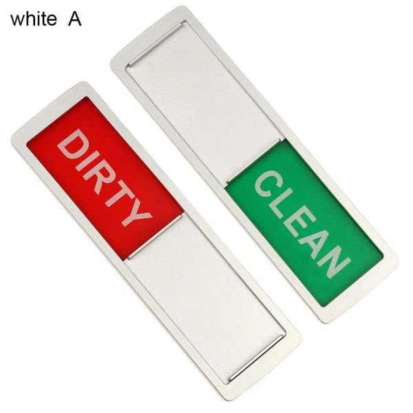Ren eller snavset magnet for opvaskemaskine hvid A white A