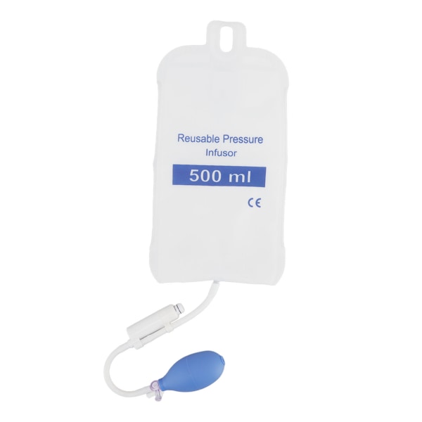 Paine-infuusiopussi TPU-ilmatiiviys, ei vuotoa monitorilla veren ja nesteen nopeaa infuusiota varten 500 ml