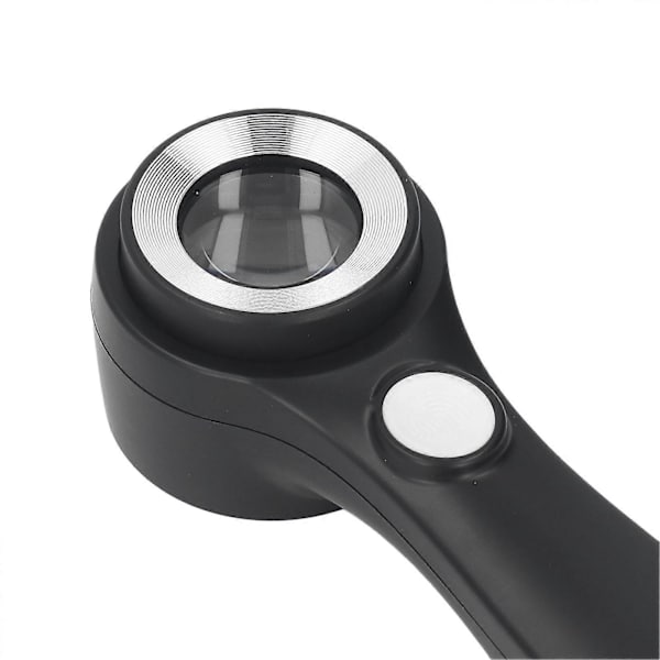 Forstørrelsesglas Håndholdt 60X Oplyst Lupe USB Opladbar LED Forstørrelsesglas til Udendørs Udforskning Observation