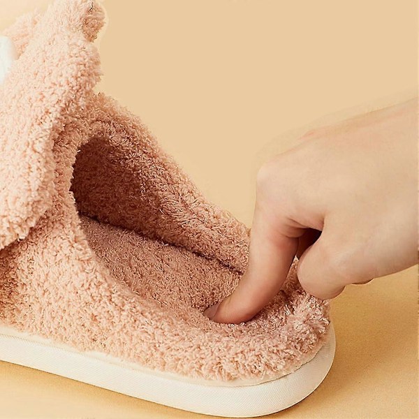 Voksne Unisex Dyretøfler Varme Plys Dinosaur Design Hjemmesko Sjove Triceratops Tøfler Skridsikre Soveværelsestøfler Grøn Green 36-37