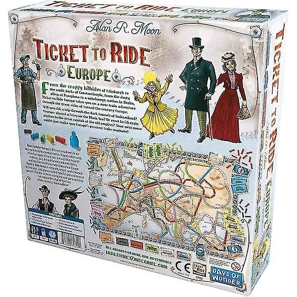 Ticket to Ride Europa Brettspill | Familiespill WELLNGS