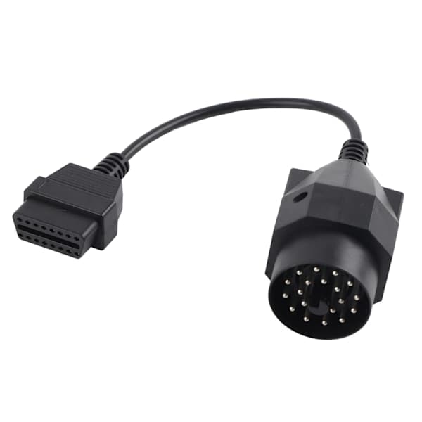 OBD2 Adapterkabel 16-Pin Hun til 20-Pin Diagnostikkabelstik Passer til E36 E39 X5 Z3