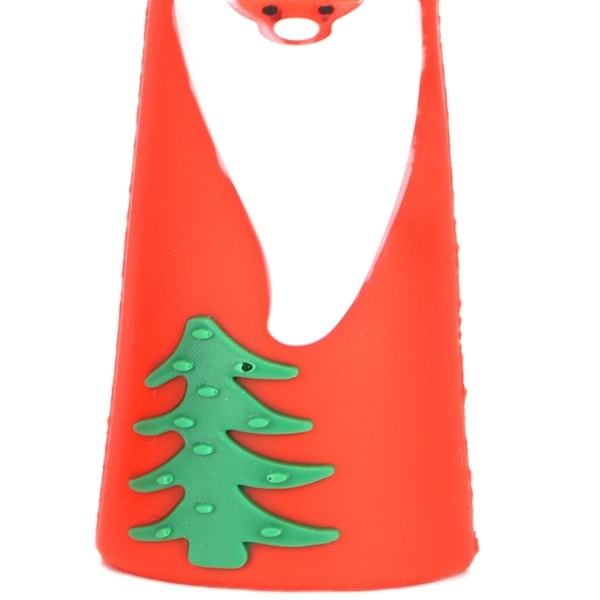 USB-minne Tåligt Stark Kompatibilitet Söt Jultomte USB 2.0 Flash Drive Mobil Lagringsenhet Röd 128GB