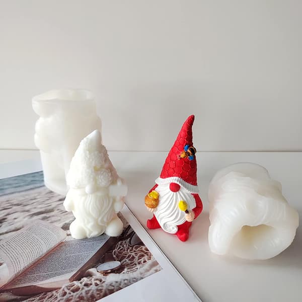 Formar Tomte Jultomte Form Epoksyharpiks Gnome A