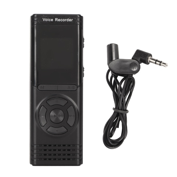 Digital röstinspelare Brusreducering Inbyggd extern högtalare Bärbar MP3-spelare Inspelare för föreläsning Mötesintervju 8GB