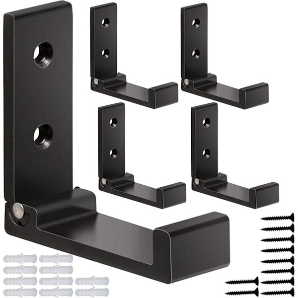 Folding Coat Hooks, 5 Pcs Wall Hooks for Hanging Clothes