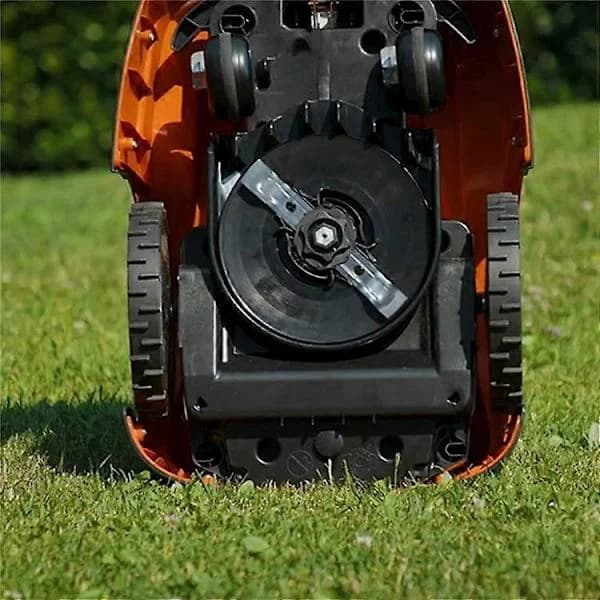 2-pak rustfri stål udskiftningsklinger til Stihl Viking robotplæneklippere, rustbestandig, 20 cm