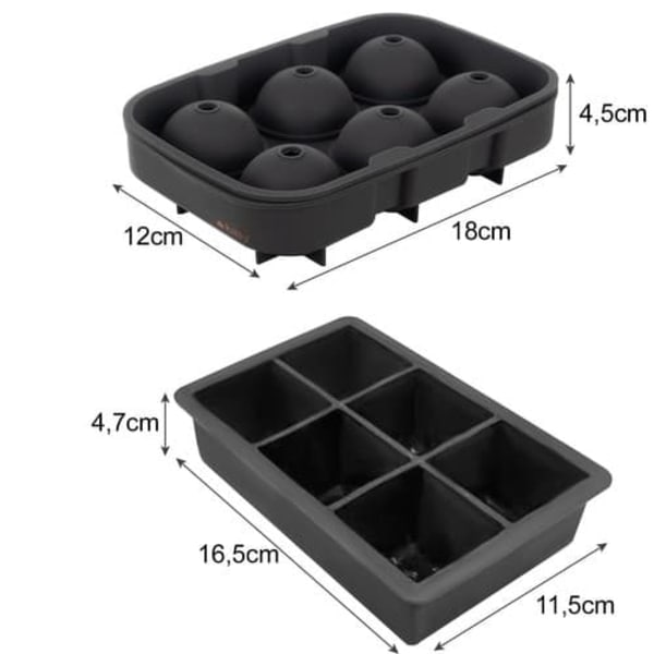 Isform Kuler & Kuber / Isbitboks / Isbitform - 2-i-1—pa