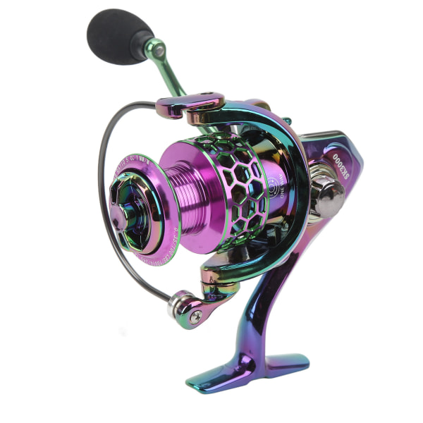 Lure Spinning Reel Metal Spinning Fishing Wheel Gapless 5.0:1 Hastighetsforhold fiskesnelle for ferskvann saltvann SK3000