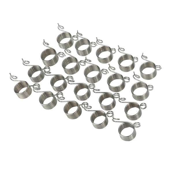20 STK styrefingerholder med 10 STK Stor ring 10 STK Liten ring i rustfritt stål strikkebøyle for heklestrikking Håndverk Tilbehør Verktøy