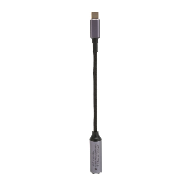 DC till typ C-kabel 5,5x2,5 mm 100W 6,8tum lång honingång nylon typ C till DC5525-kabel för Tablet Phone PC