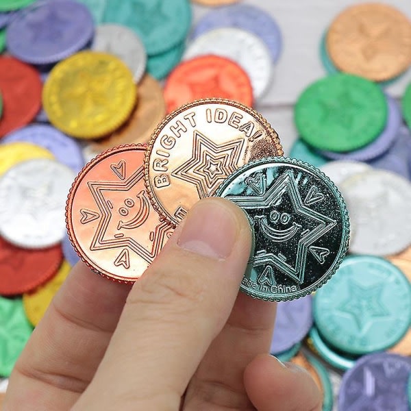 Lucky Pirate Guldmønter Plast Sæt, Guld Treasure Coins