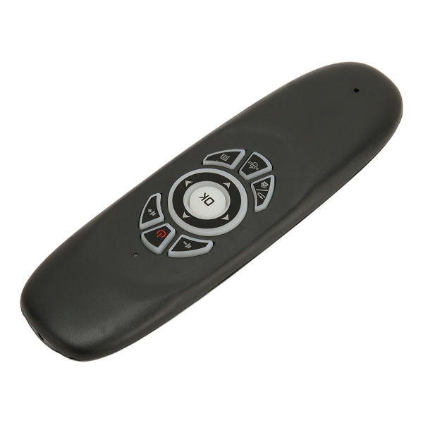 Air Remote Control 2.4G trådløs fargerik bakgrunnsbelyst Plug and Play Full QWERTY-fjernkontrollmus med USB2.0-mottaker