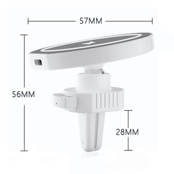 F12-B Ventil Magnetisk Trådløs Ladeholder - USB-grensesnitt Ladekabel