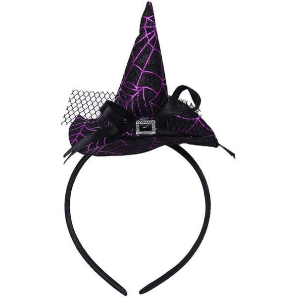 Pannband Hatt Hoops Tiaras Wizard Spider Web Halloween Julfest Kostymer Flickor Pojkar Damer