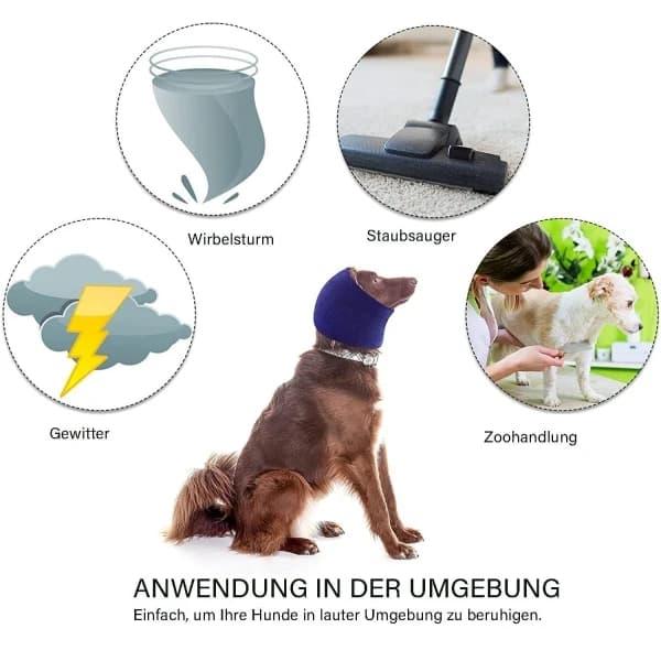 Hundehettegenser, varm vinter hundelue strikket hodeplagg