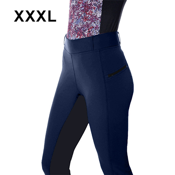 Ratsastushousut istuvuutta ja vertaansa vailla olevaa kestävyyttä varten Ratsastus dark blue 3XL