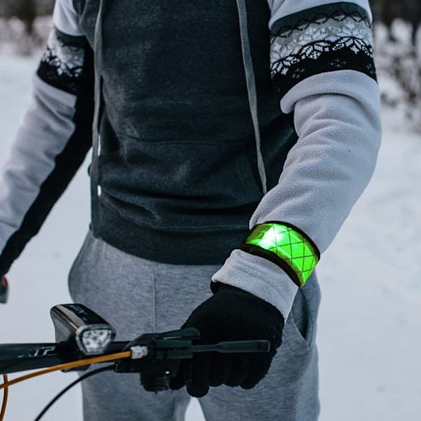 LED-armband reflextejp för utomhussporter