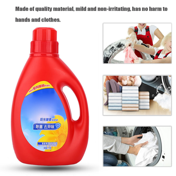 Tøj Dybde rengøring Vask Lugt Pletter Fjernelse Tøjvaskemiddel Væske (1 kg)