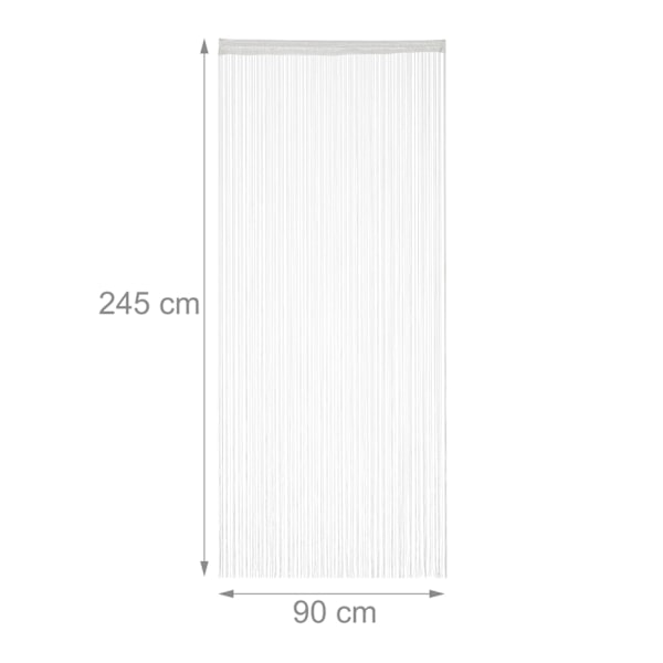String gardin hvid