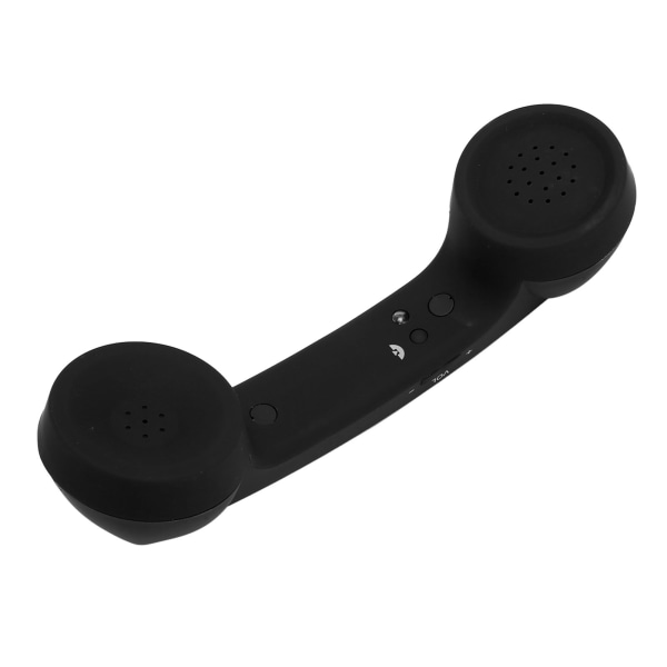 Bluetooth Telefon Håndsæt Retro Strålingssikker Genopladelig Trådløs Mobiltelefon Håndsæt Modtager Sort