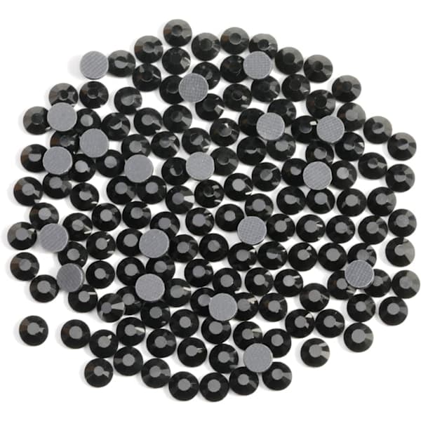 3000 stk Sorte Hotfix Rhinestones til Håndværk, SS16, 3.8-4.0 mm Sort SS16 Sort