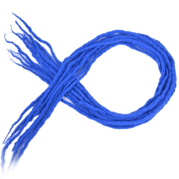 Dreadlocks Extensions Hårförlängning BLÅ blå blue